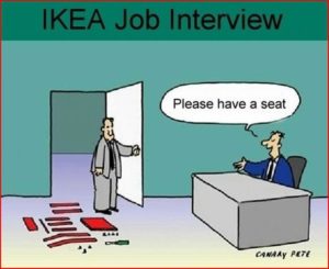 IKEA interview cartoon
