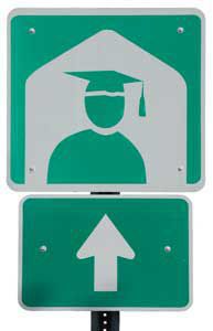 getting_into_college stret sign